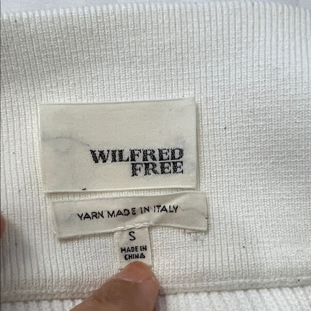 Wilfred Free White Midi Skirt